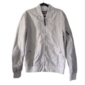 Slate & Stone Urban Street Streetwear Cyberpunk Modern Flight Bomber Jacket L